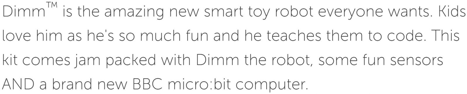 קיט פיתוח לאלקטרוניקה BBC MICRO-BIT BINARYBOTS DIMM ROBOT BINARYDIMM